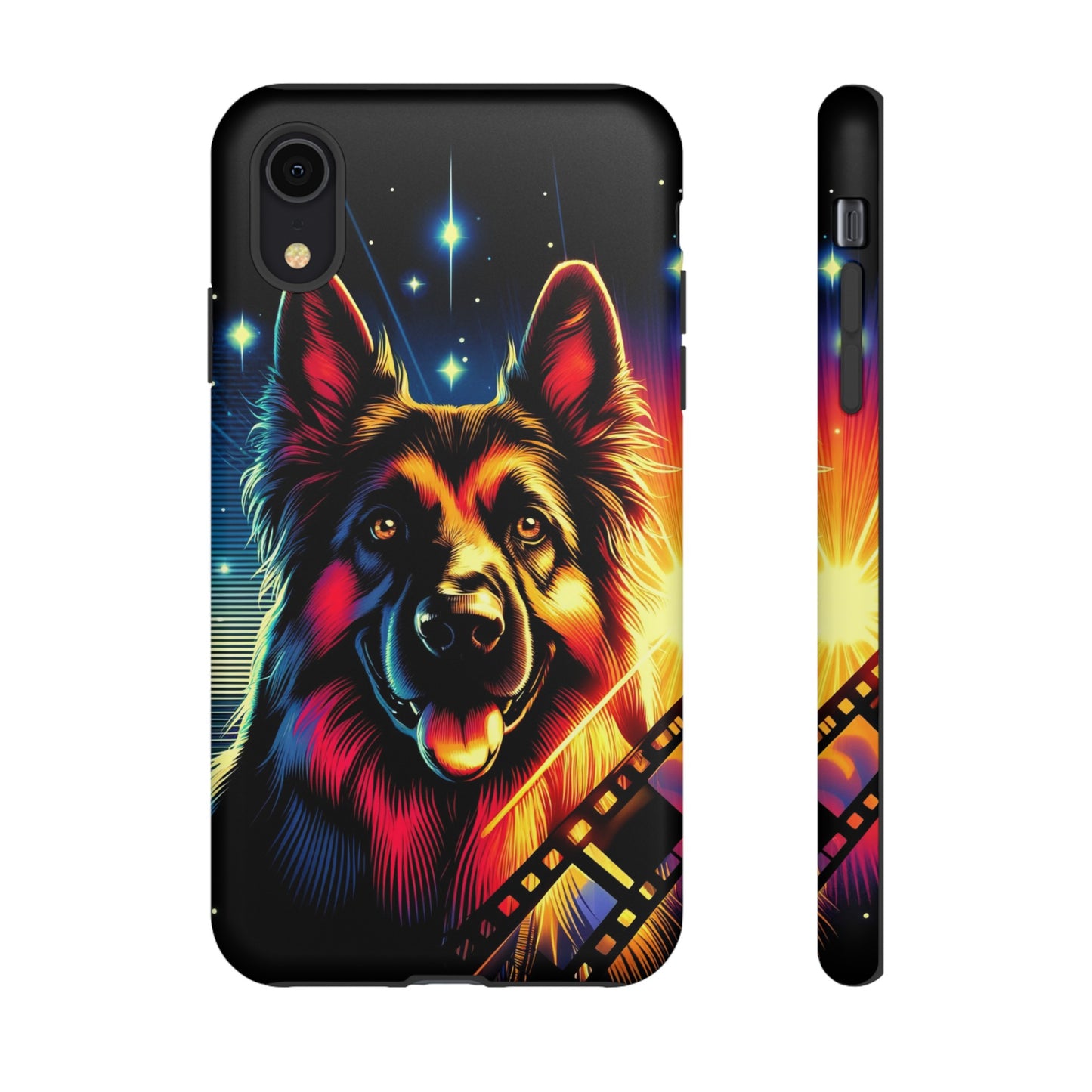 Comic book style German Shepherd Phone Case