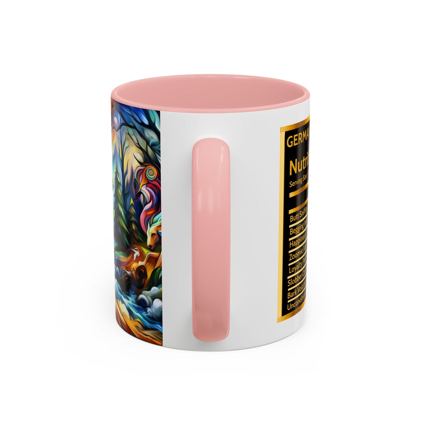 Fantasy and fauvism German Shepherd Coffee Mug