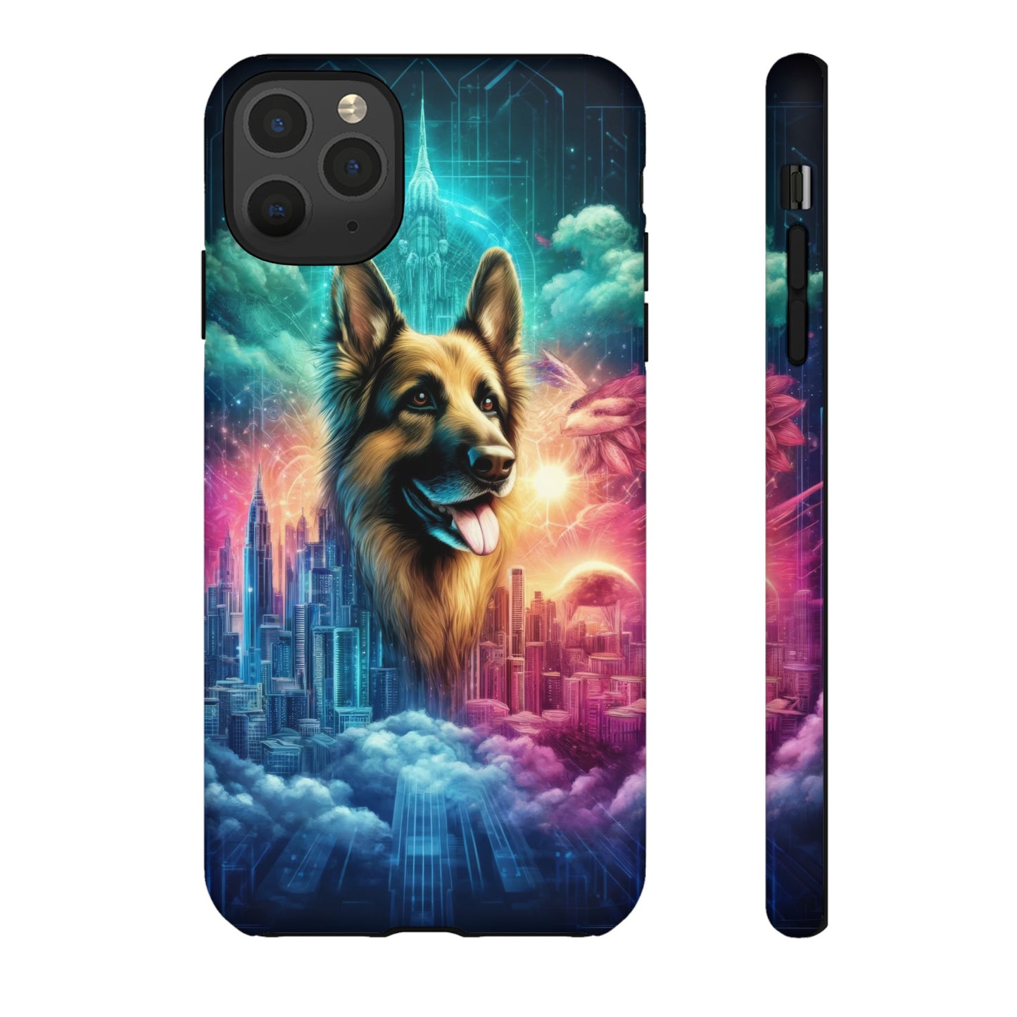 Dreamy fantasy German Shepherd Phone Case