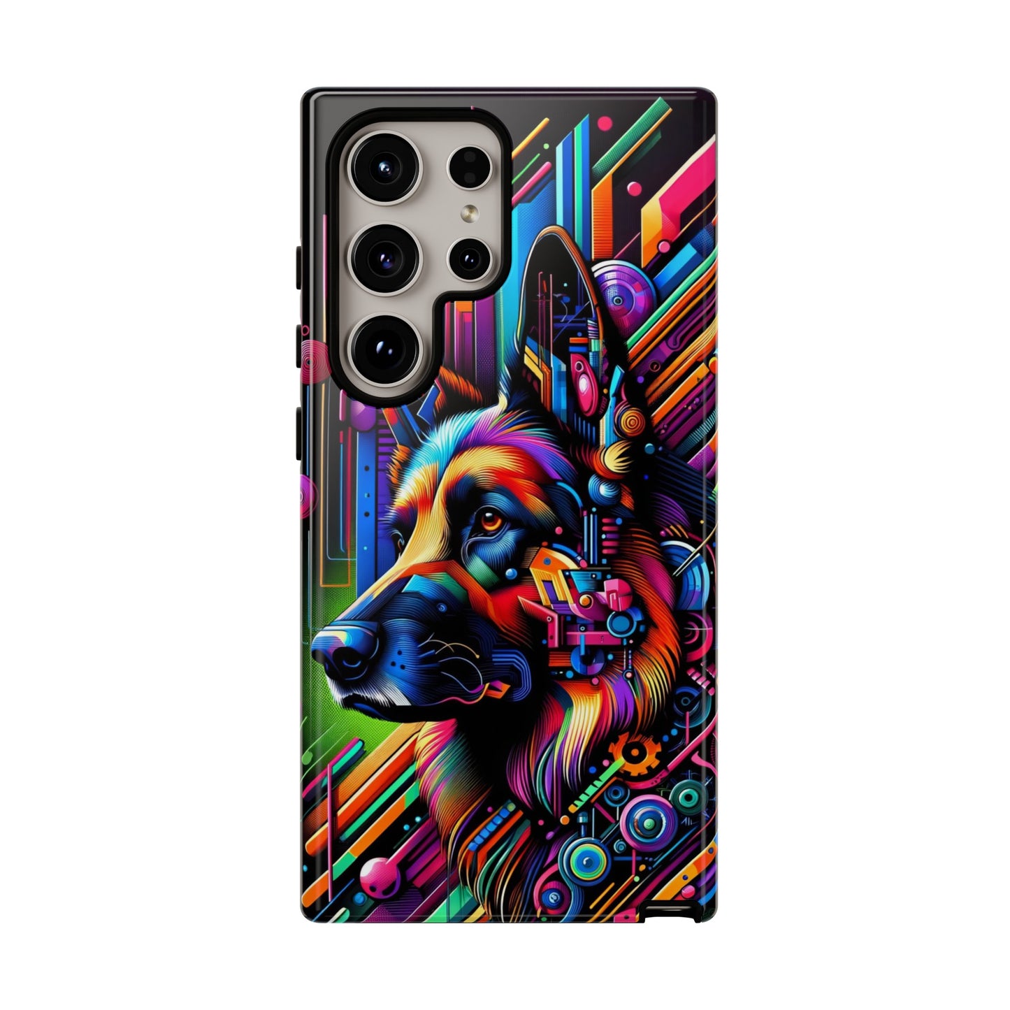 Constructivism and dadaism German Shepherd Phone Case