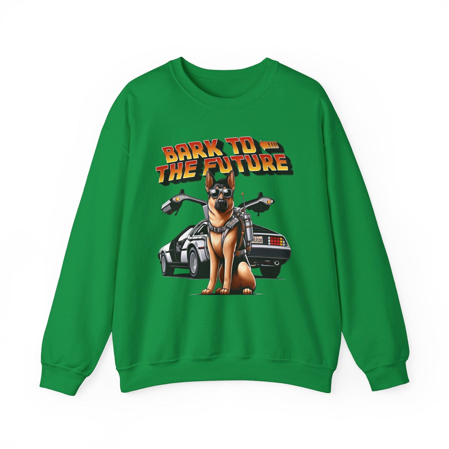 Bark to the Future Sweatshirt (10 colors) (German Shepherd)