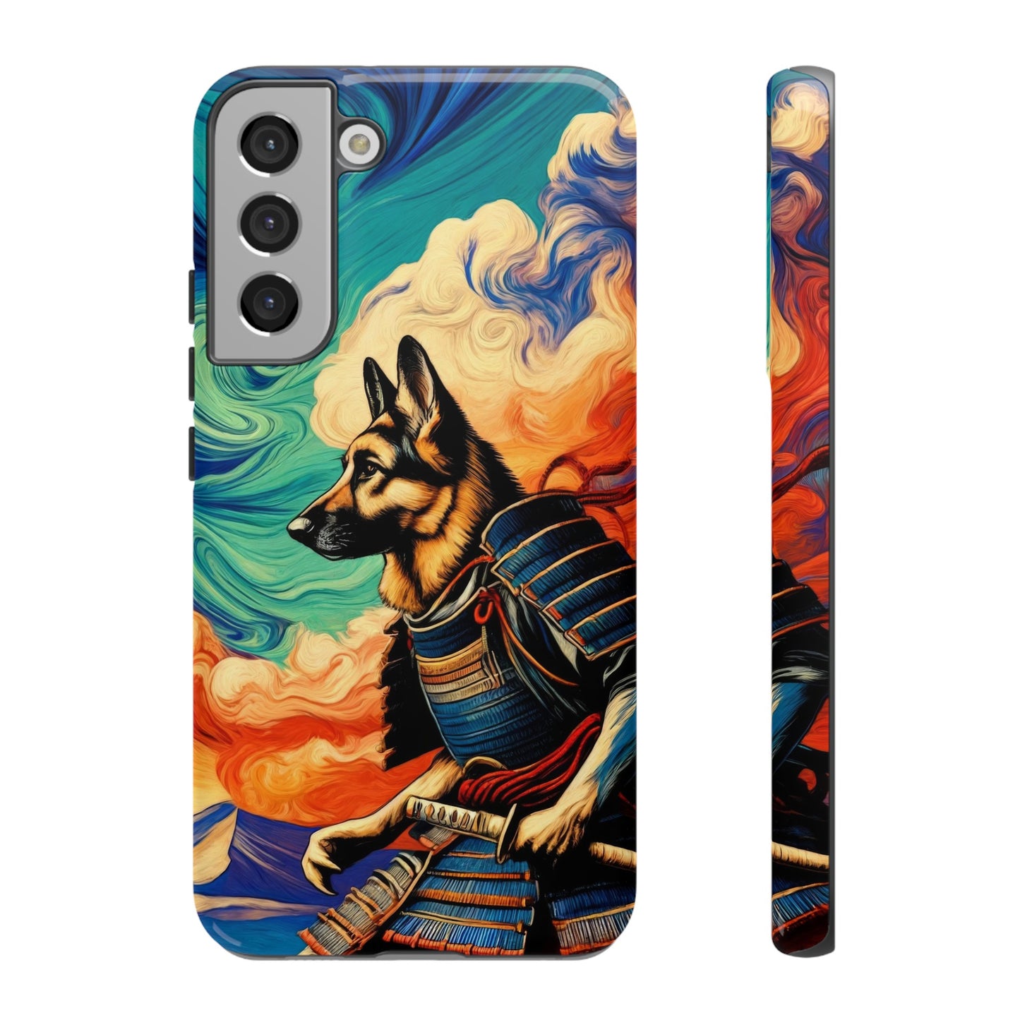 Samurai German Shepherd Phone Case