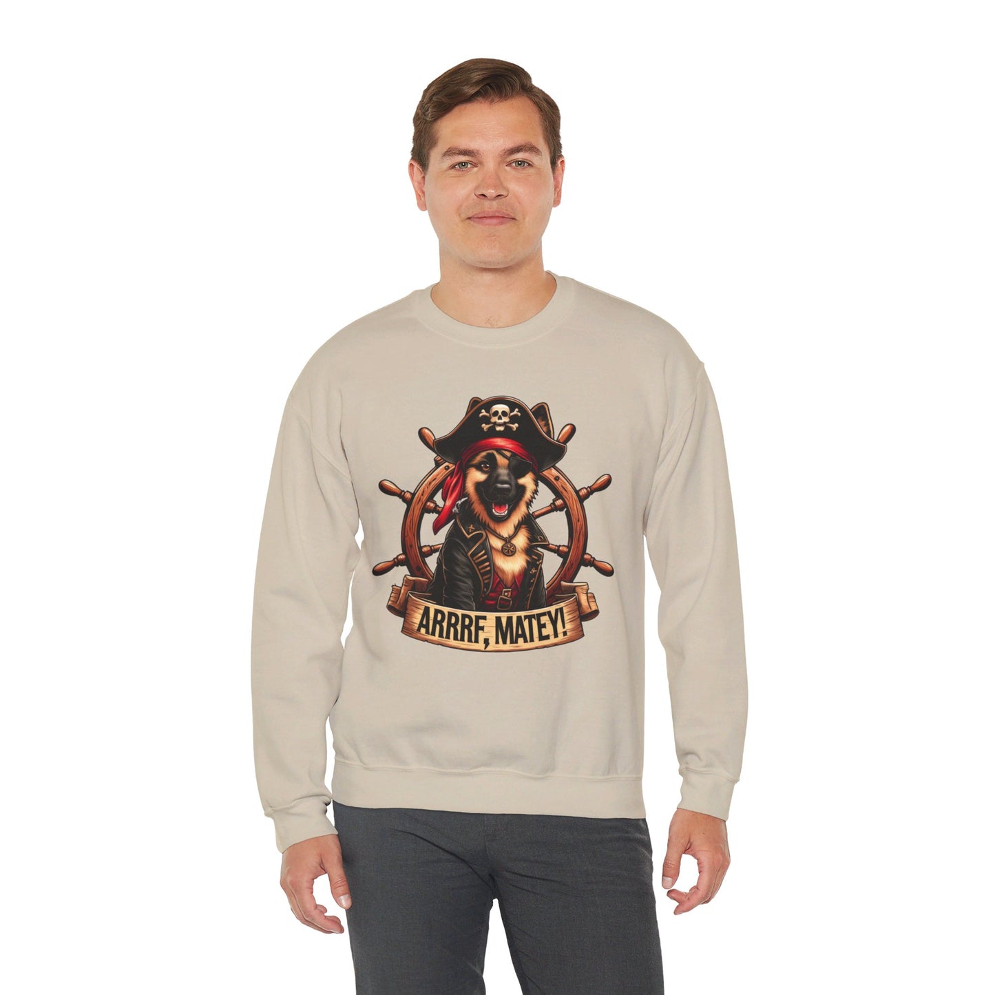 ARRRF, Matey Sweatshirt (10 colors) (German Shepherd)