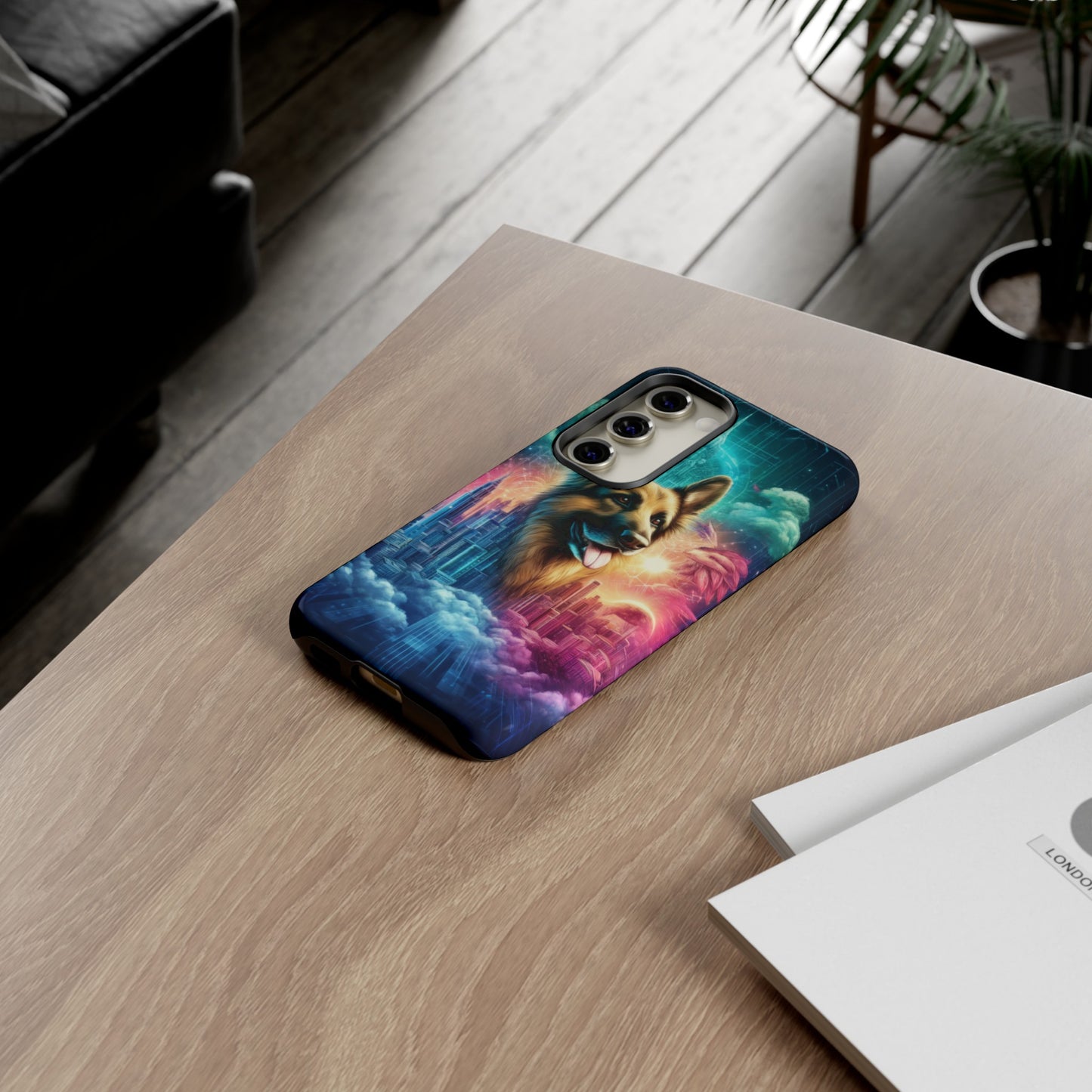 Dreamy fantasy German Shepherd Phone Case