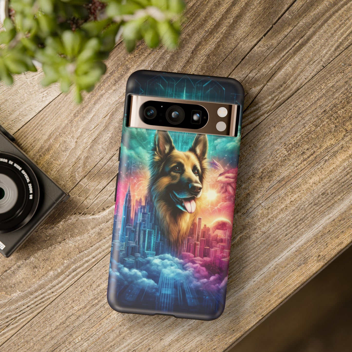 Dreamy fantasy German Shepherd Phone Case