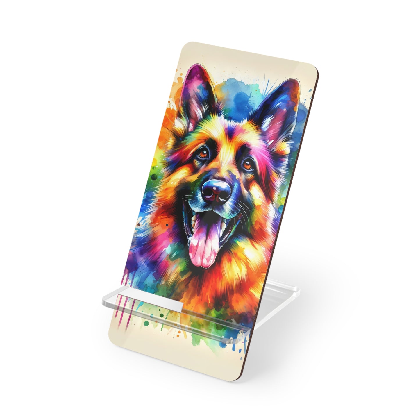 German Shepherd in Watercolor Smartphone Stand