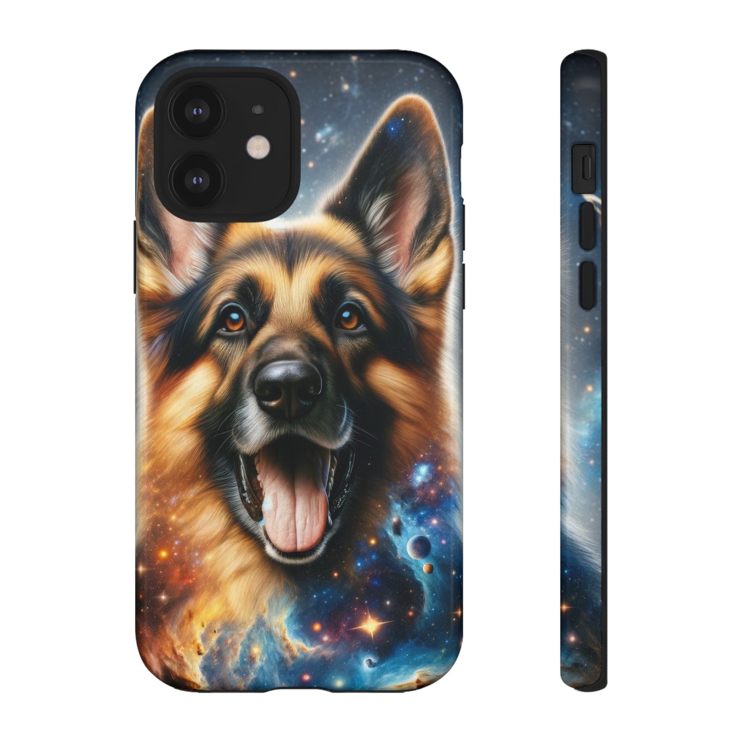 German Shepherd in Space Tough Phone Case