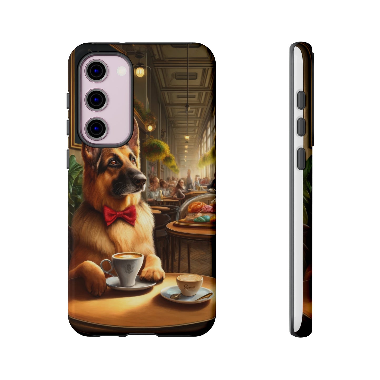 German Shepherd Drinking Phone Case