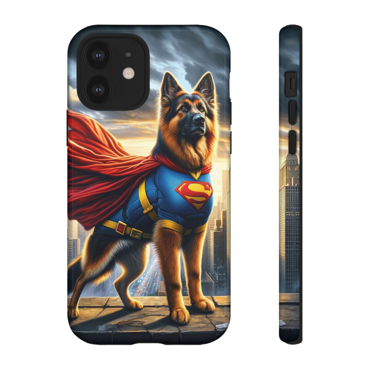 German Shepherd Superhero Phone Case