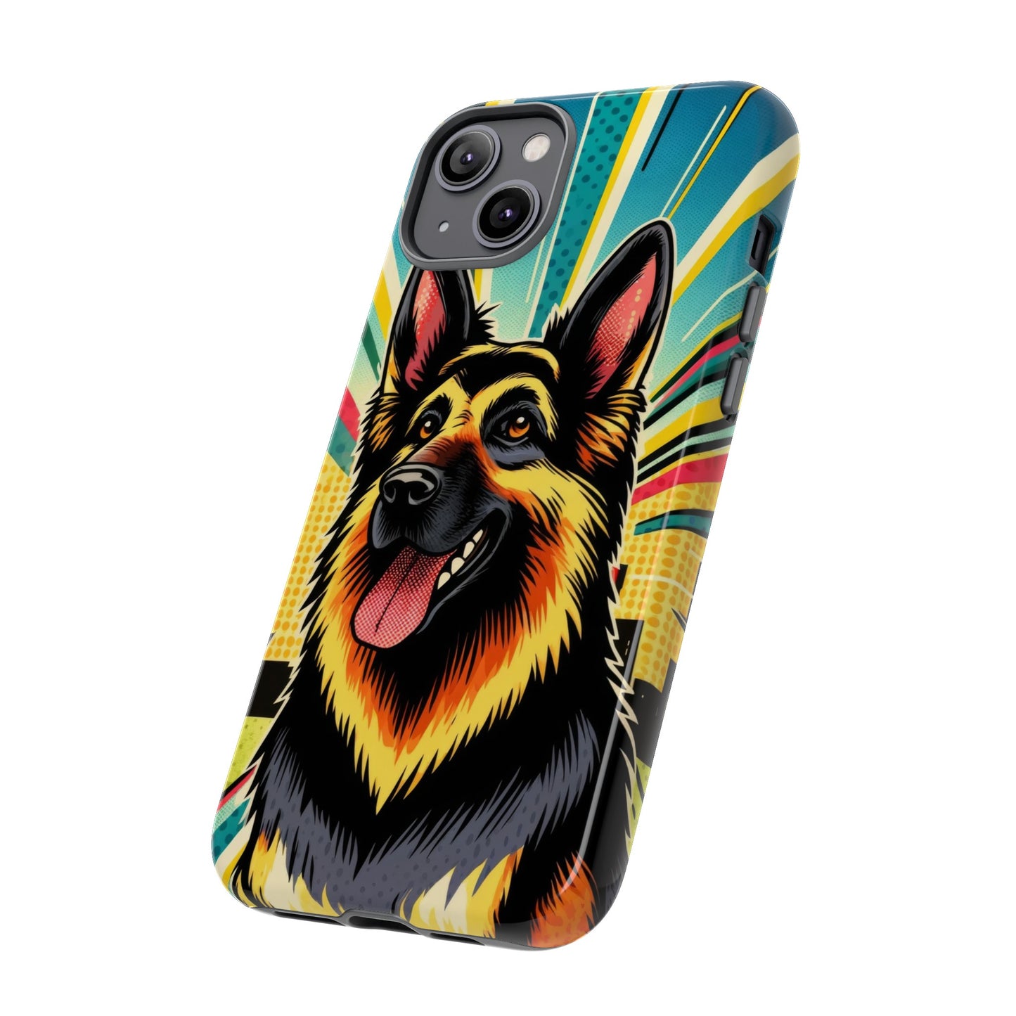 Comic style German Shepherd Phone Case