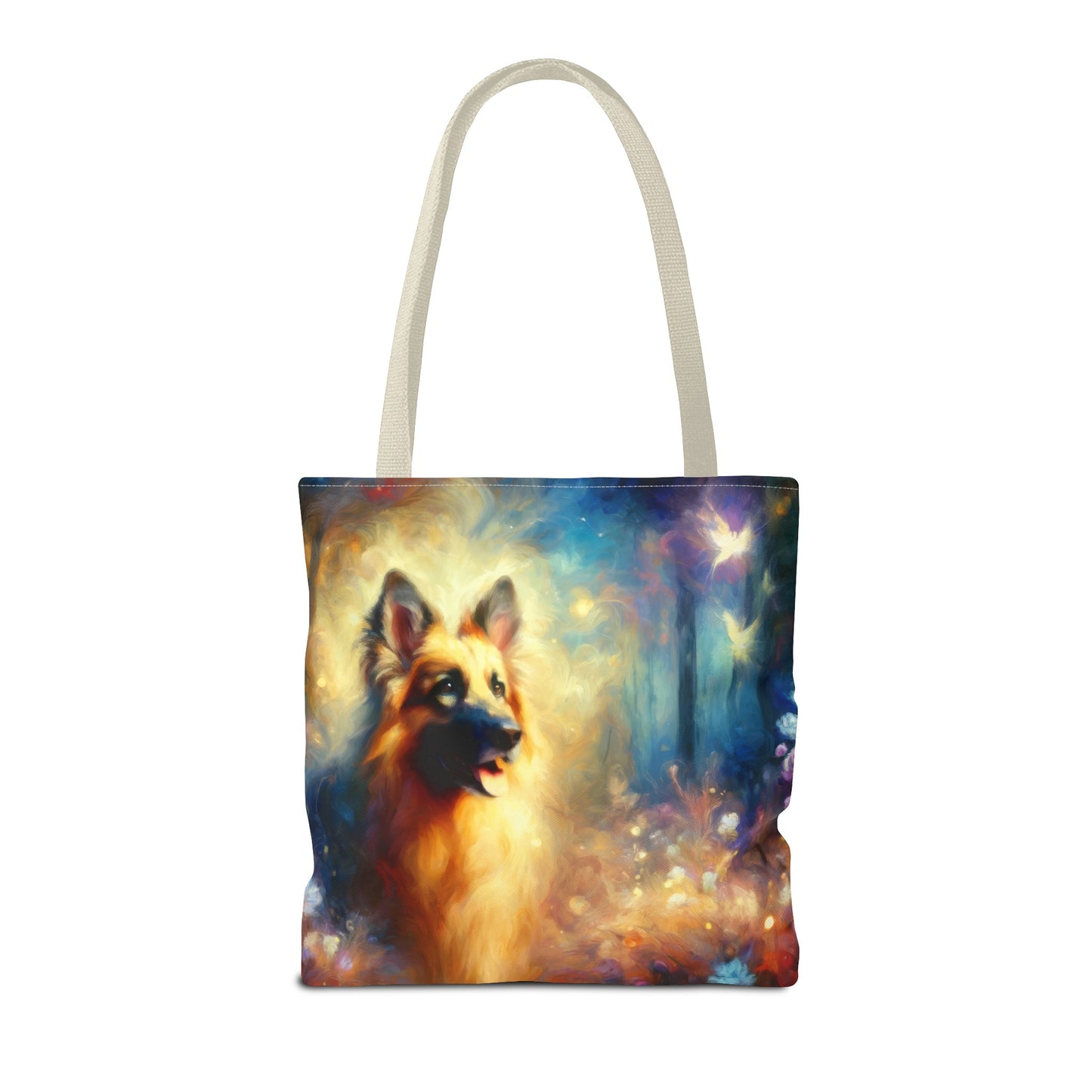 Fairy tale and impressionism German Shepherd Tote Bag