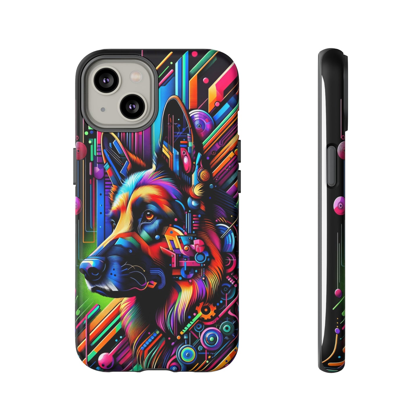 Constructivism and dadaism German Shepherd Phone Case