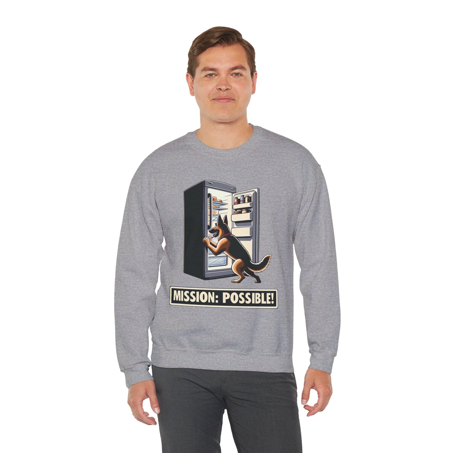 Mission Possible Sweatshirt (10 colors) (German Shepherd)