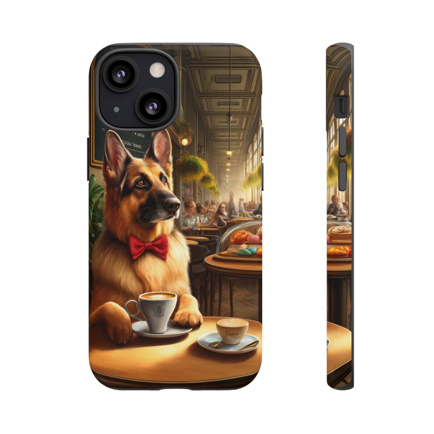 German Shepherd Drinking Phone Case