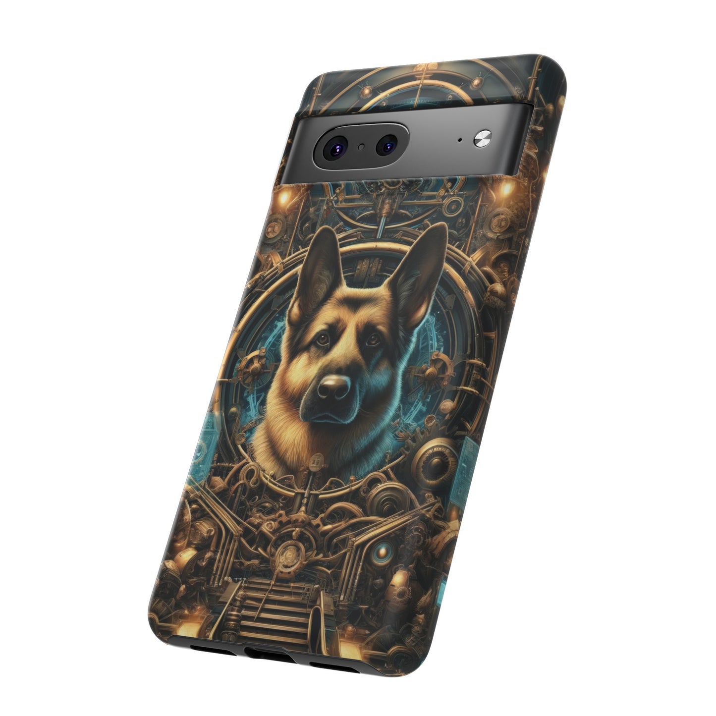 Steampunk Fantasy V2 German Shepherd Phone Case