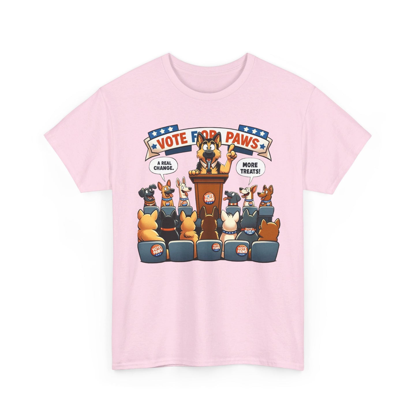 Vote For Paws T-Shirt (13 colors) (German Shepherd)