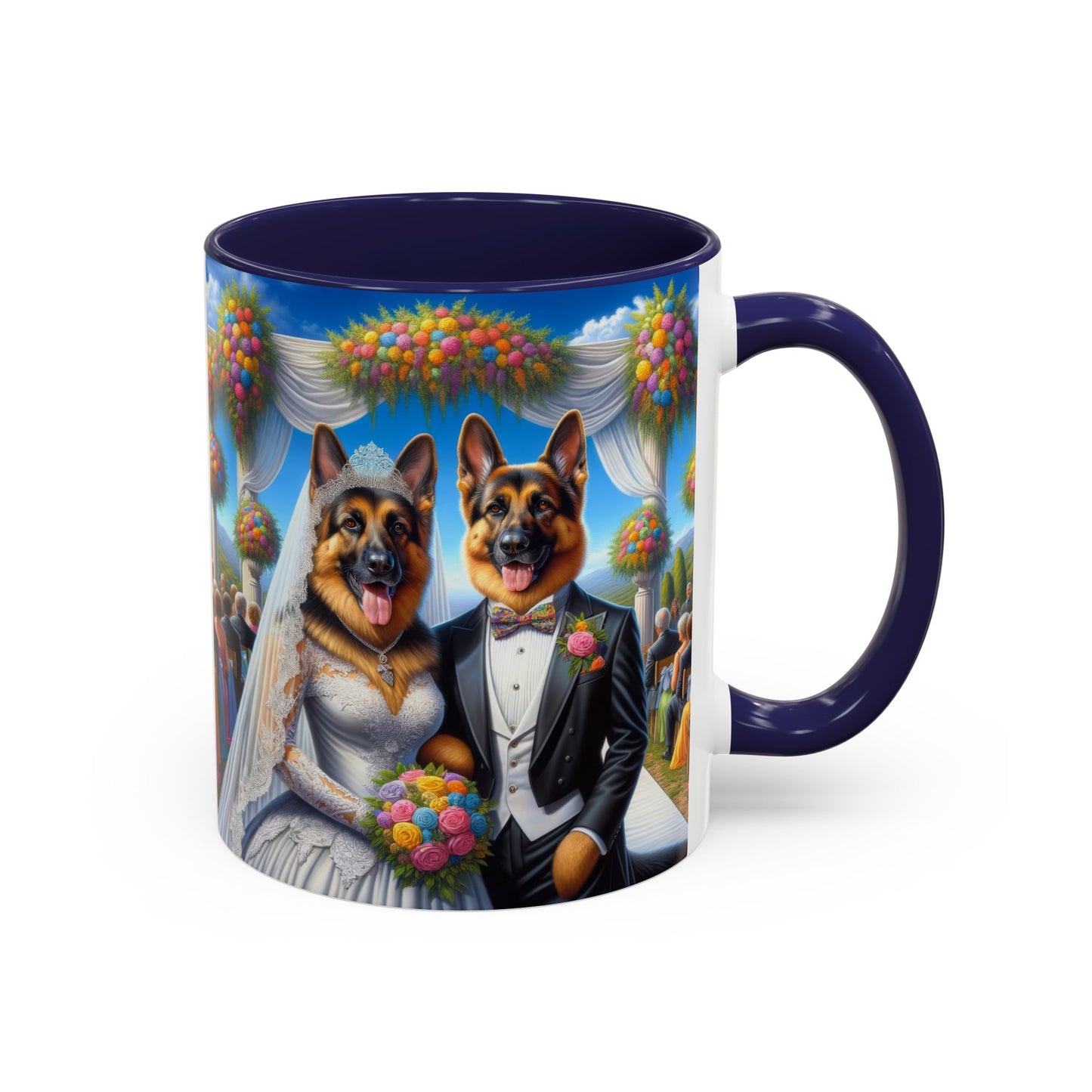 German Shepherds getting Married  Coffee Mug