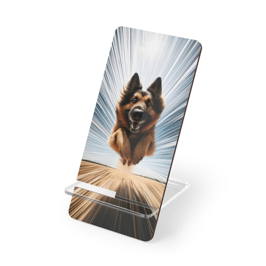 Motion blur German Shepherd Smartphone Stand