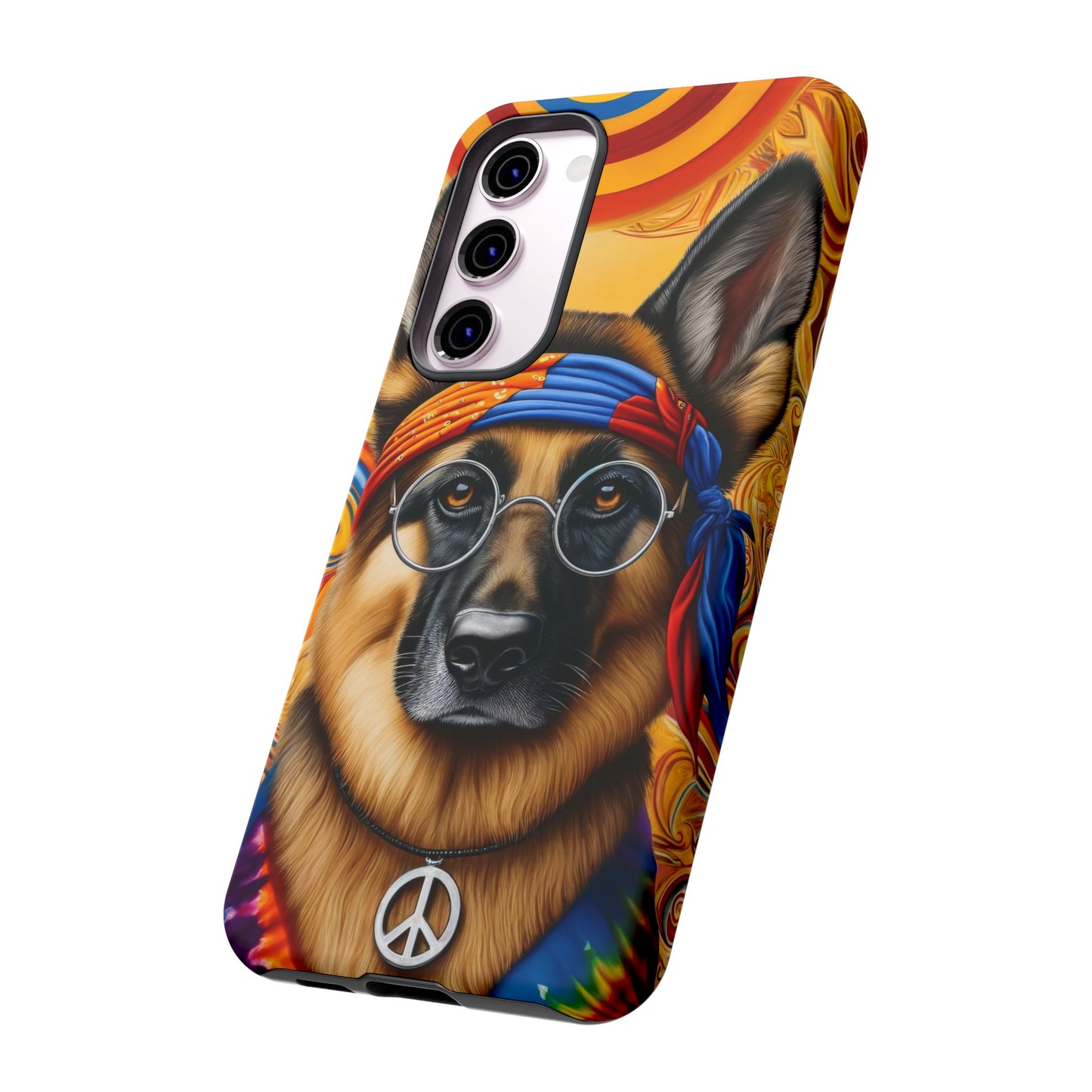 Hippie German Shepherd Tough Phone Case