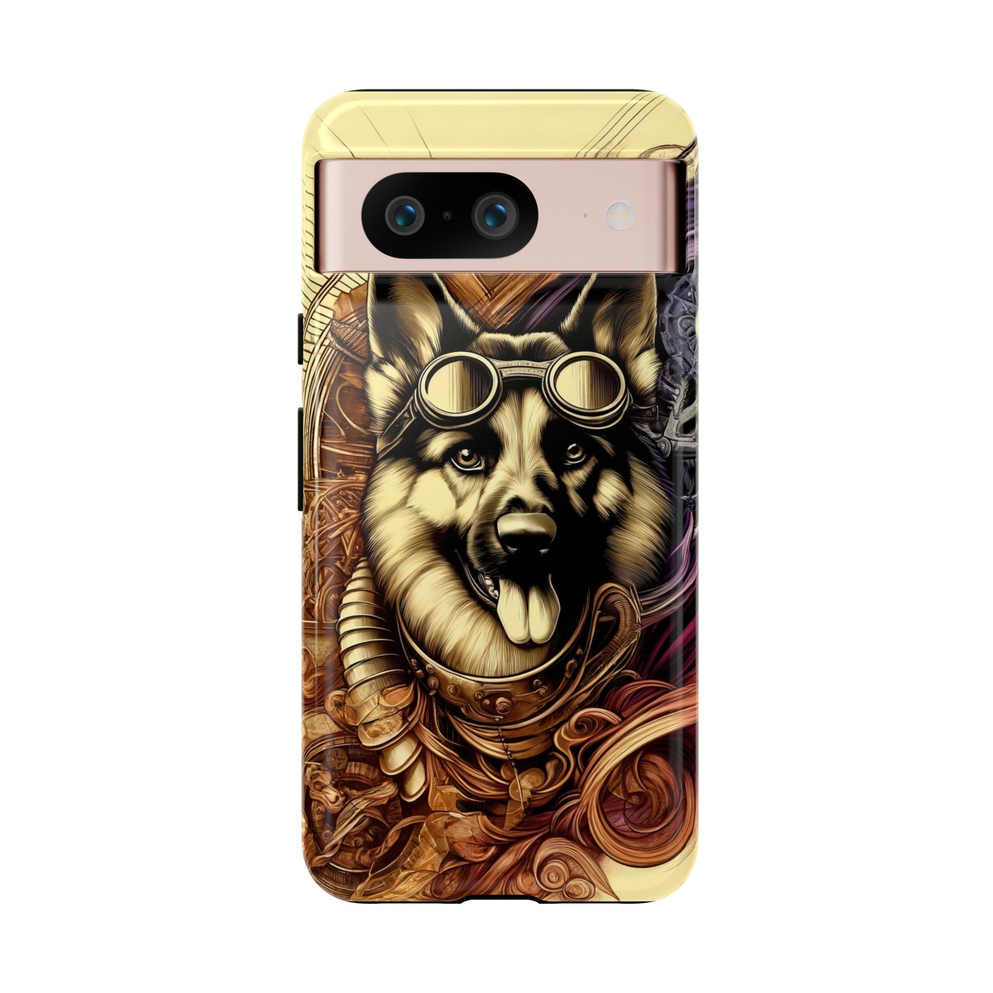 Steampunk German Shepherd Phone Case