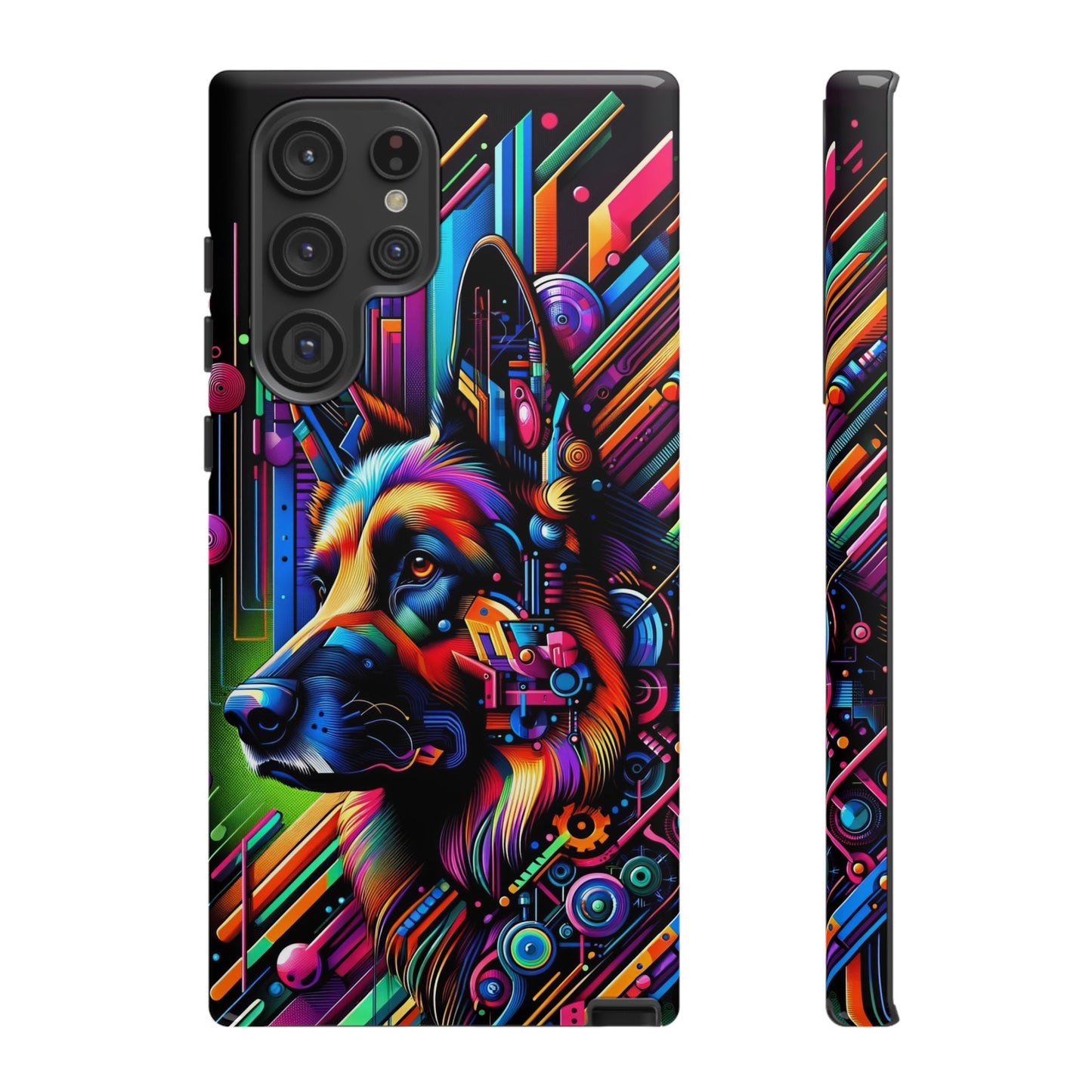 Constructivism and dadaism German Shepherd Phone Case