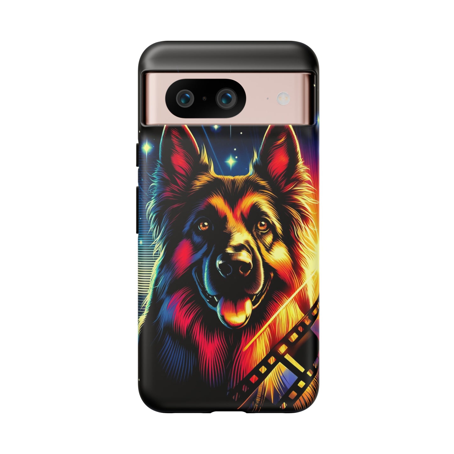 Comic book style German Shepherd Phone Case