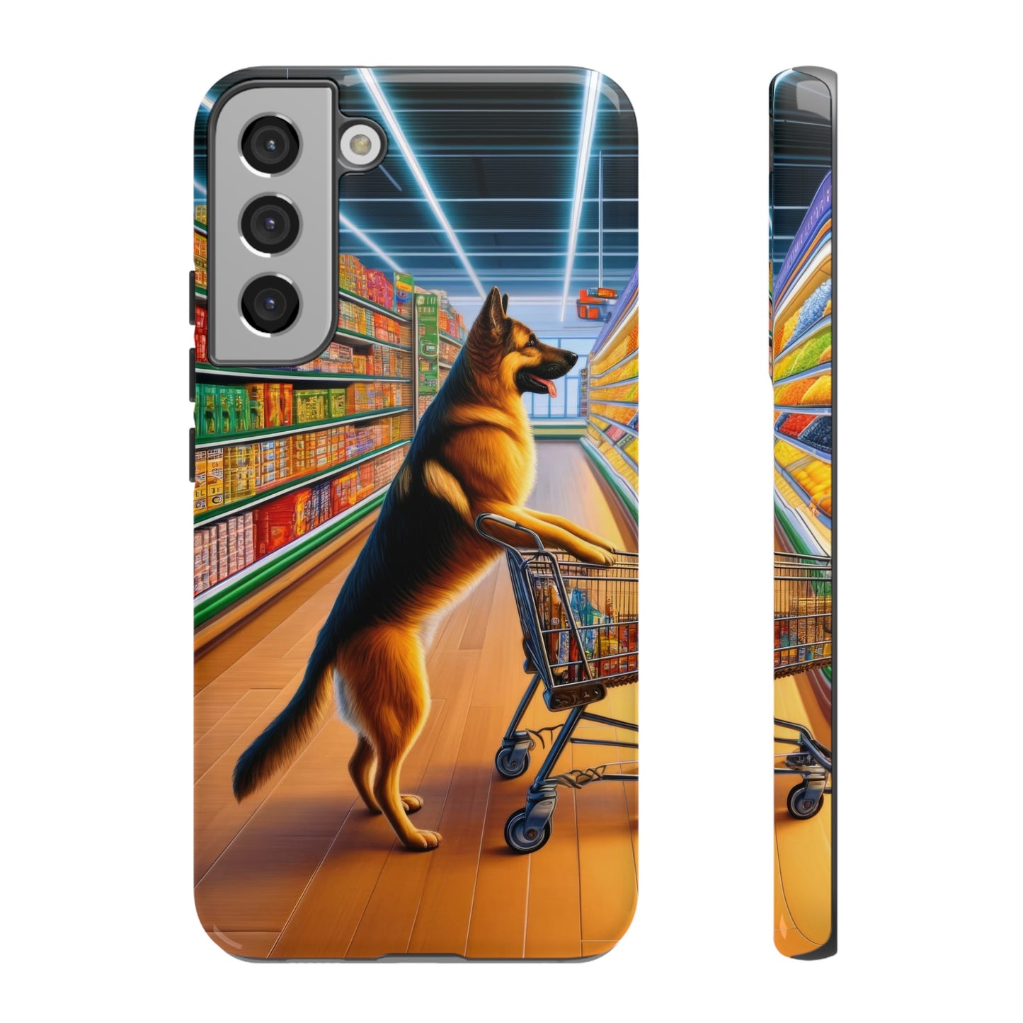 German Shepherd Shopping Phone Case