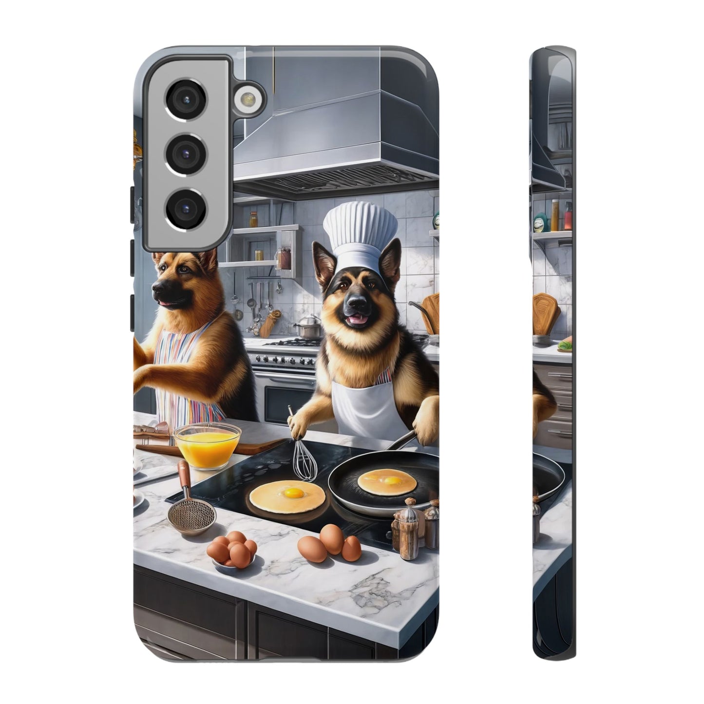 Cooking German Shepherds Tough Phone Case