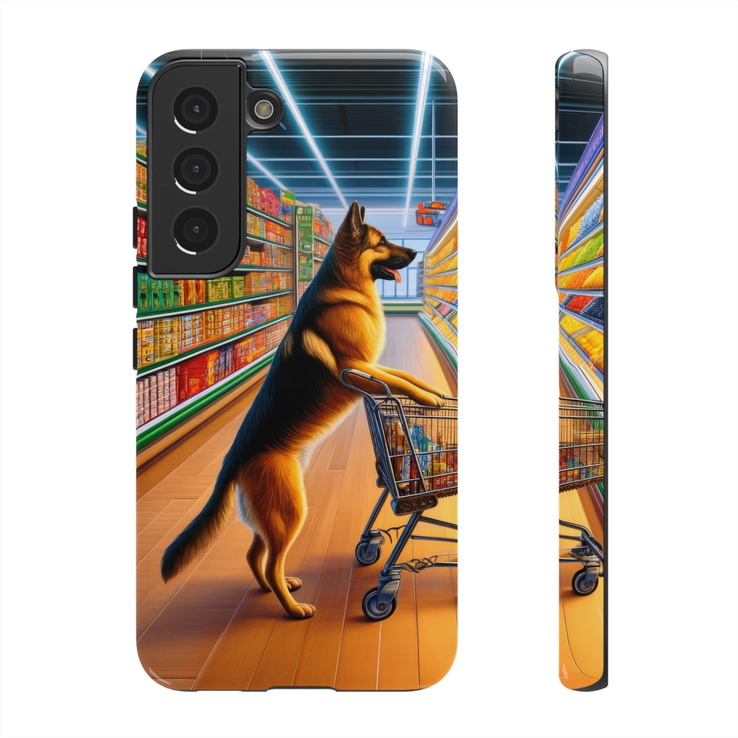 German Shepherd Shopping Phone Case