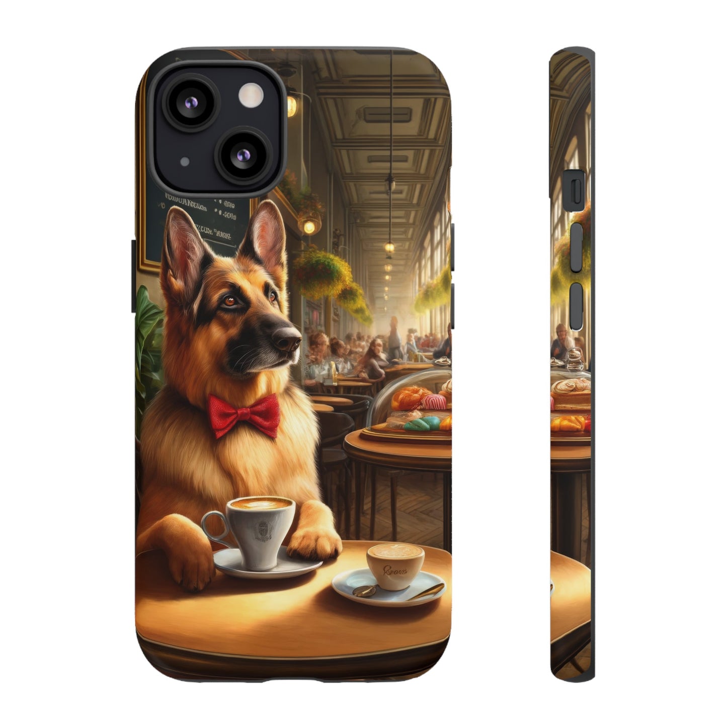 German Shepherd Drinking Phone Case