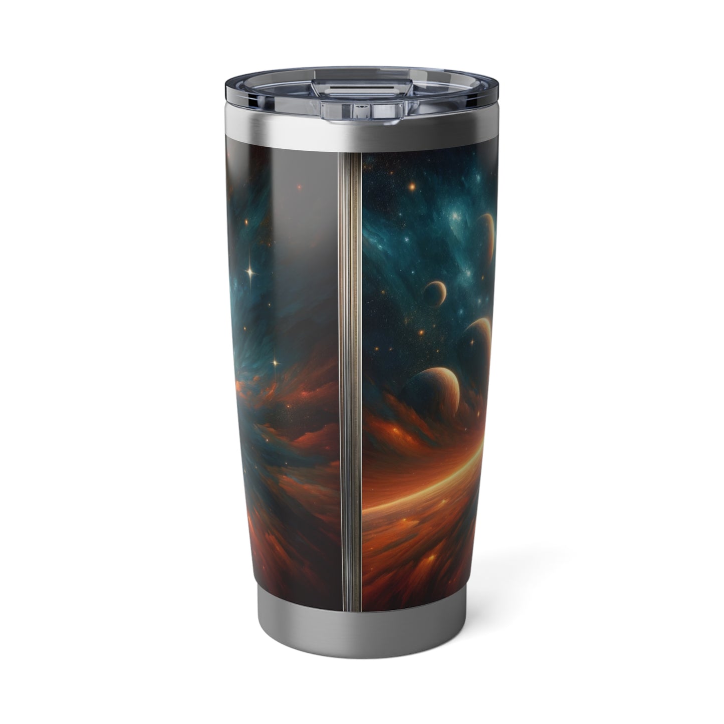Sci-fi and stars-themed German Shepherd 20oz Tumbler