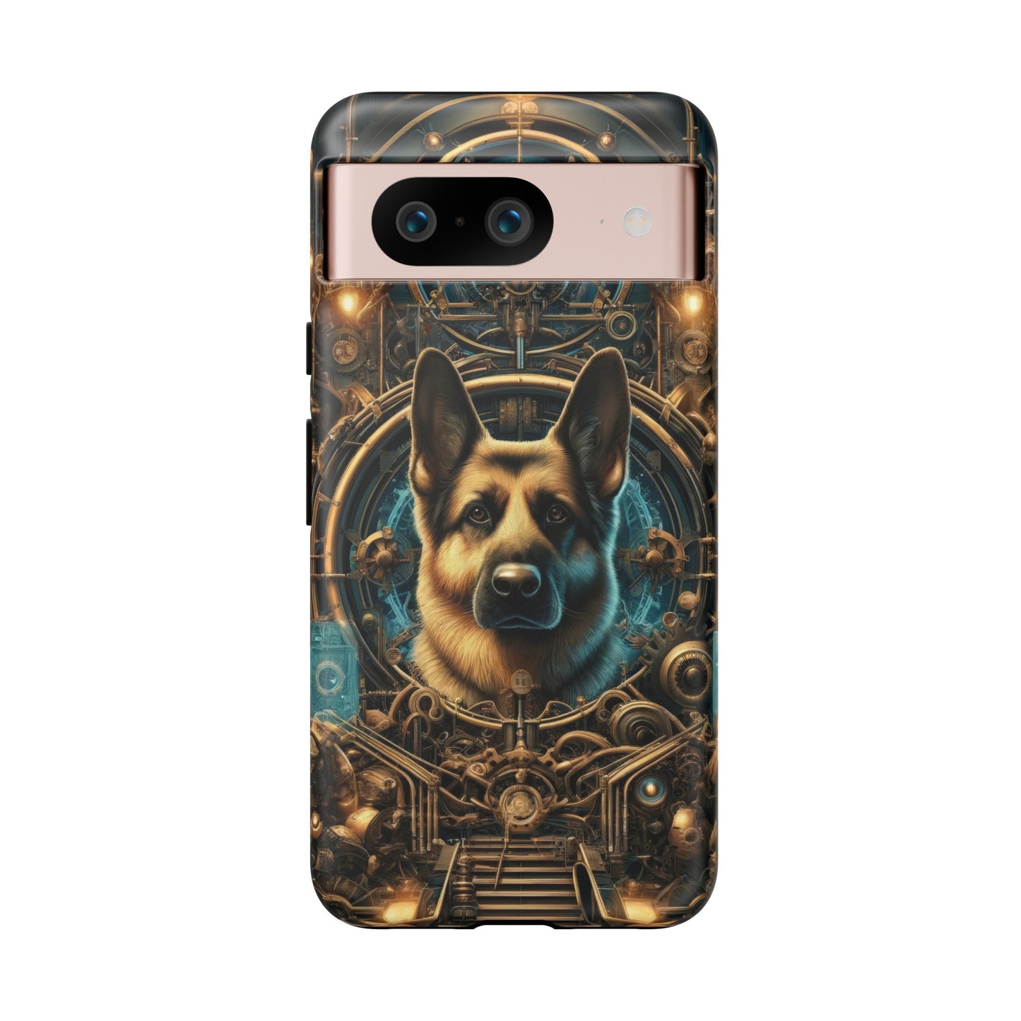 Steampunk Fantasy V2 German Shepherd Phone Case