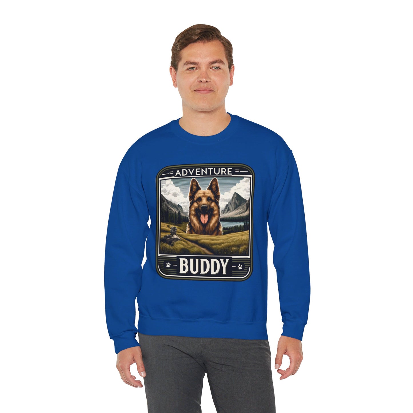 Adventure Buddy Sweatshirt (10 colors) (German Shepherd)