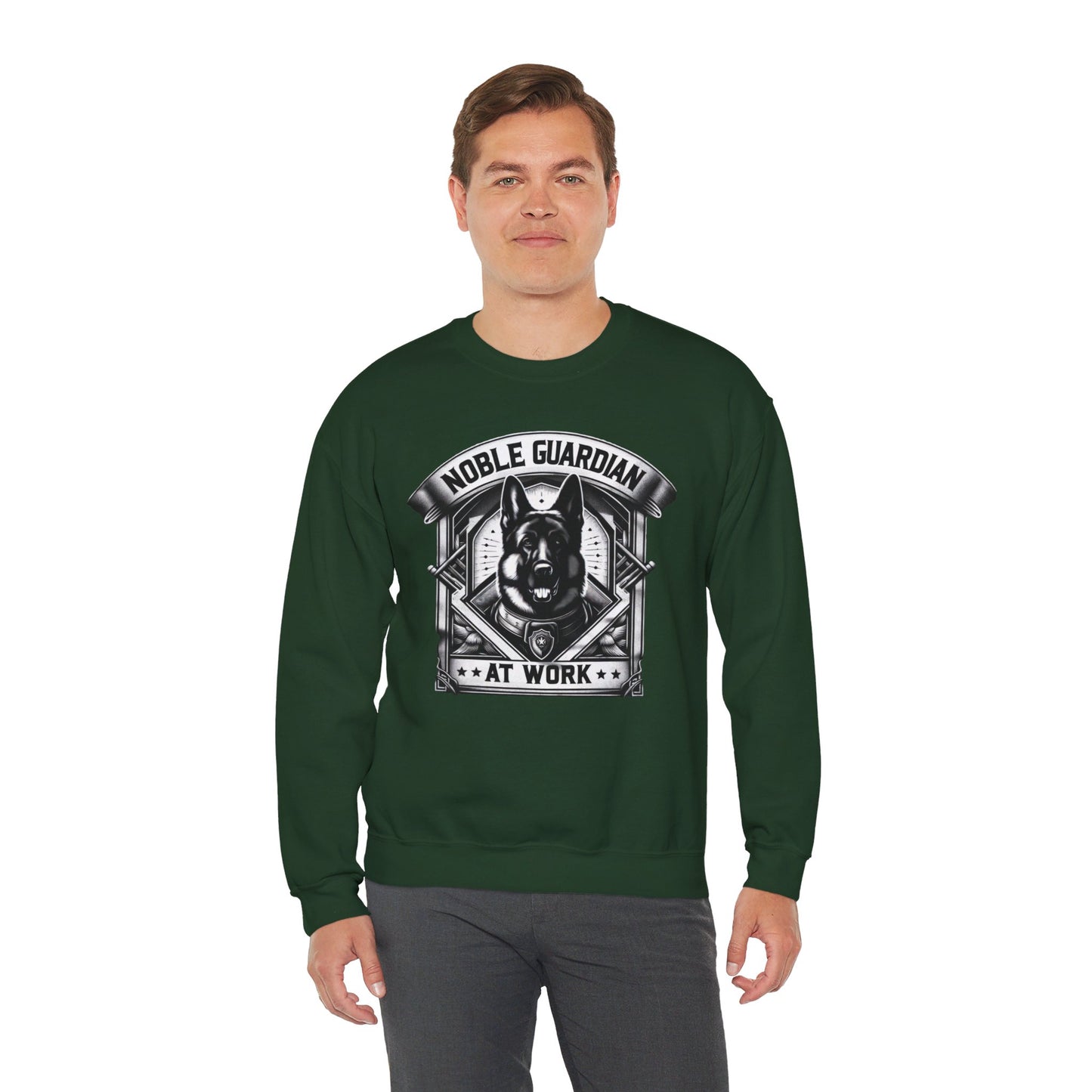 Noble Guardian At Work Sweatshirt (10 colors) (German Shepherd)