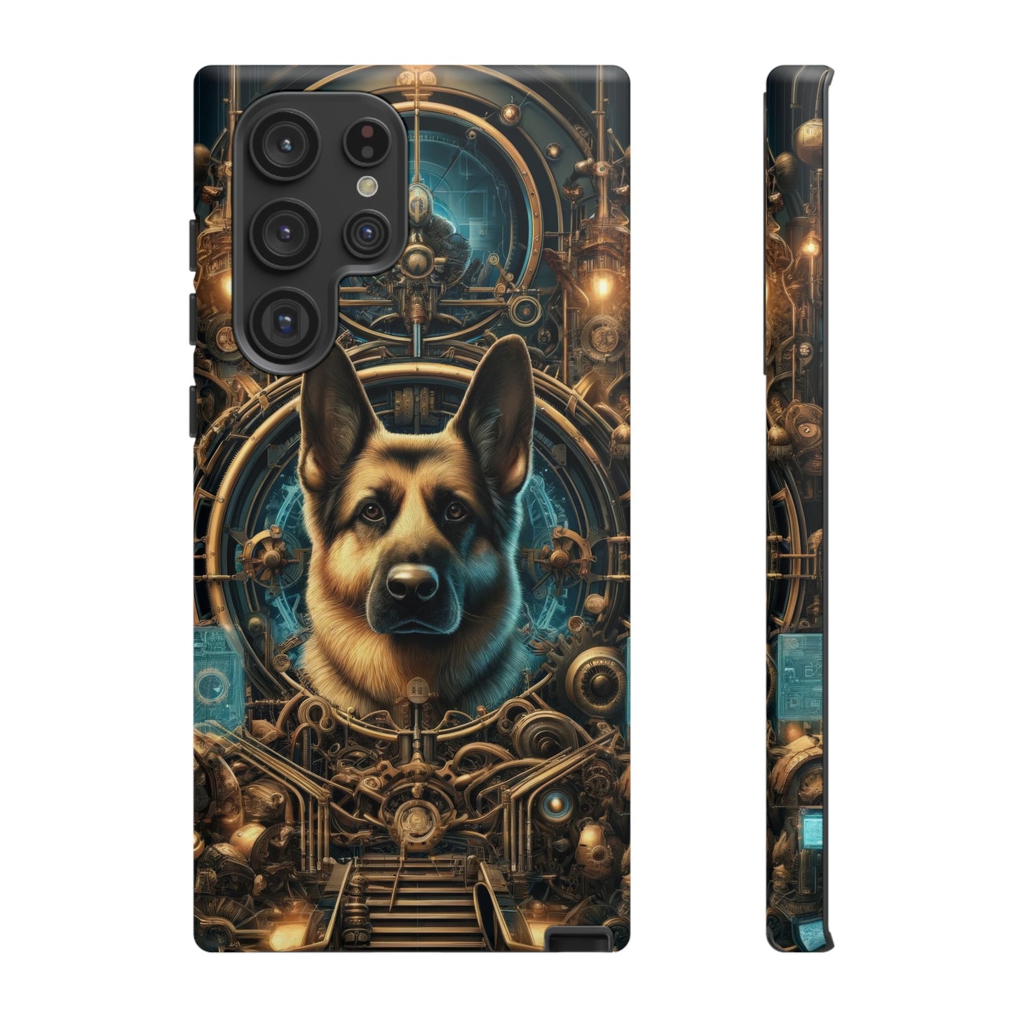 Steampunk Fantasy V2 German Shepherd Phone Case