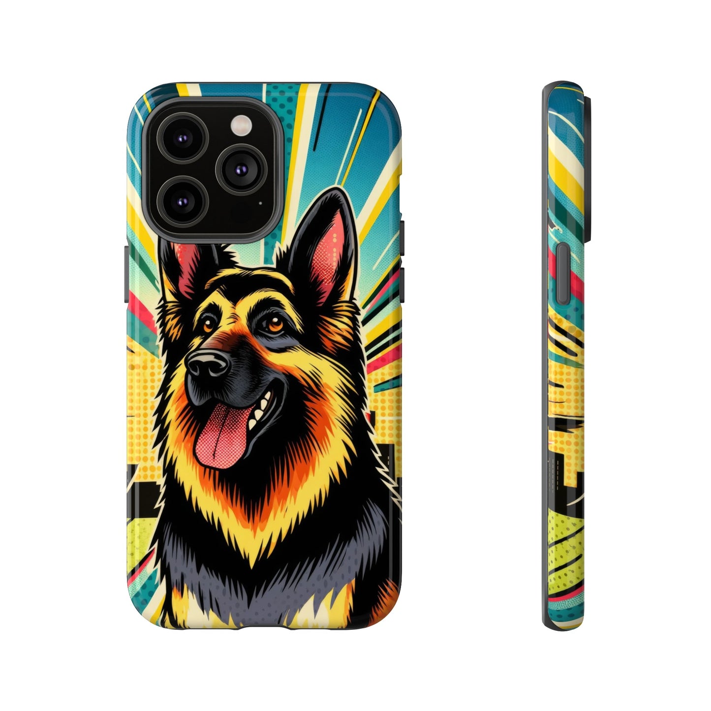 Comic style German Shepherd Phone Case