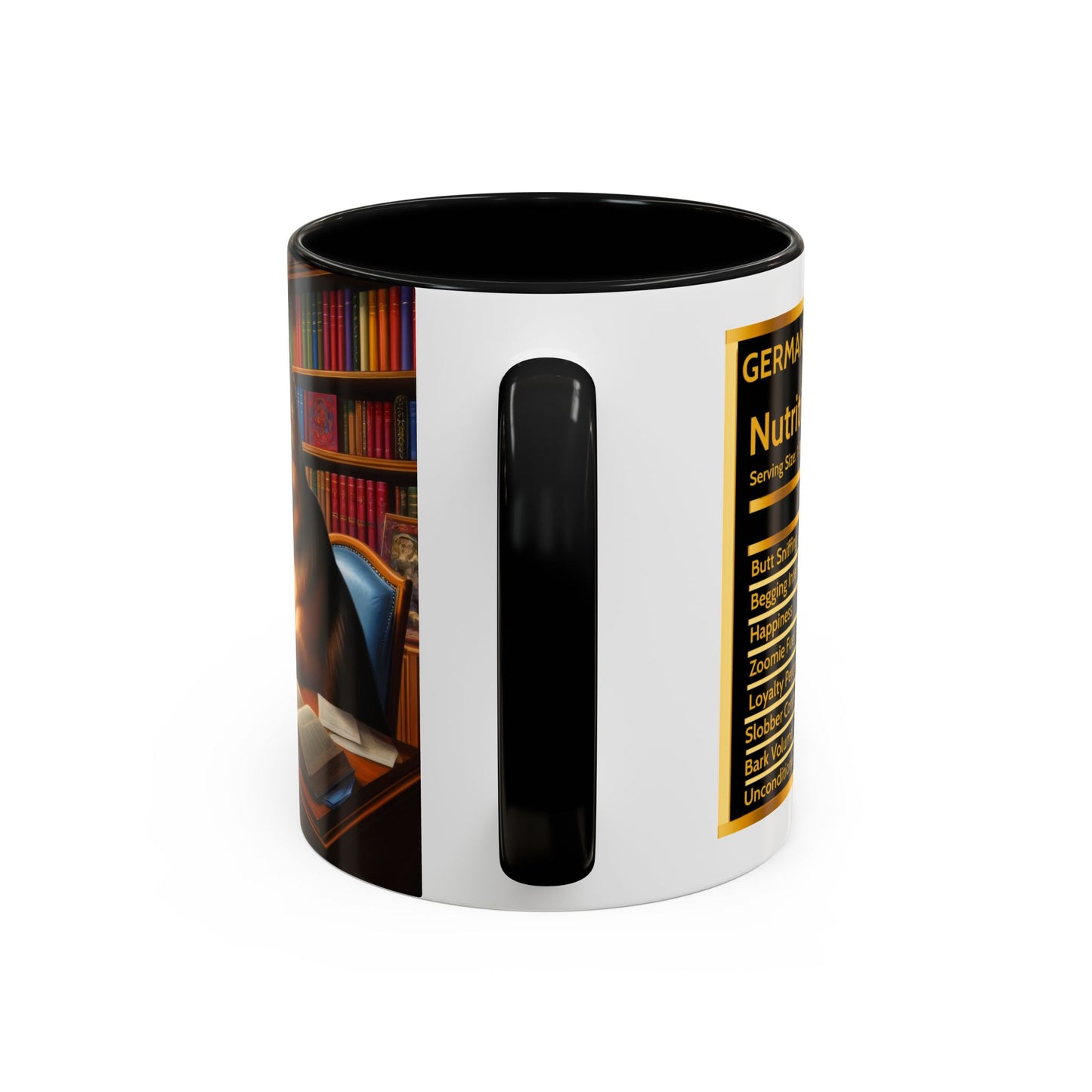 German Shepherd Writing a Book Coffee Mug