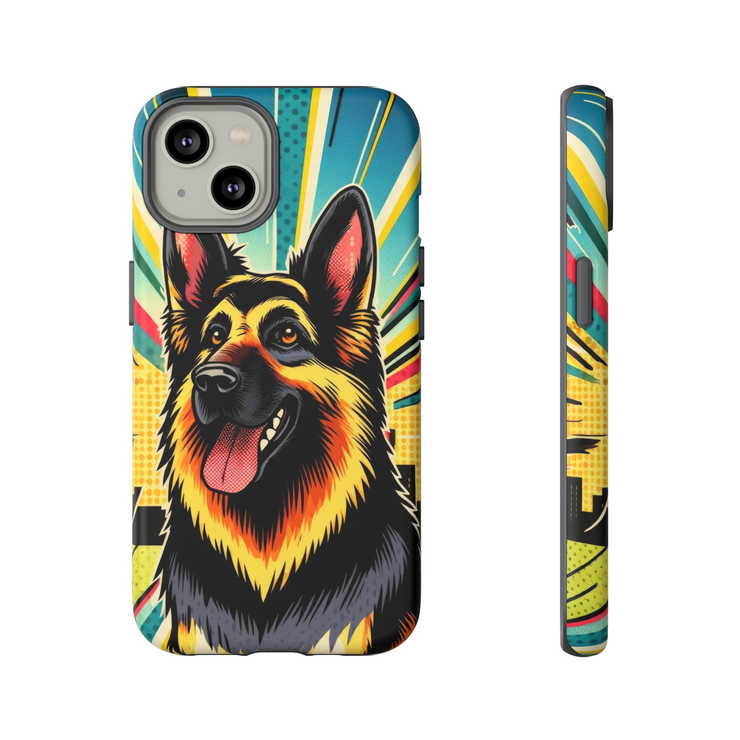 Comic style German Shepherd Phone Case