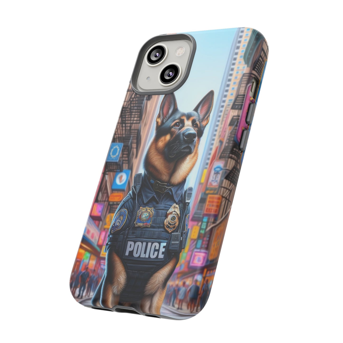 German Shepherd Police Officer Phone Case