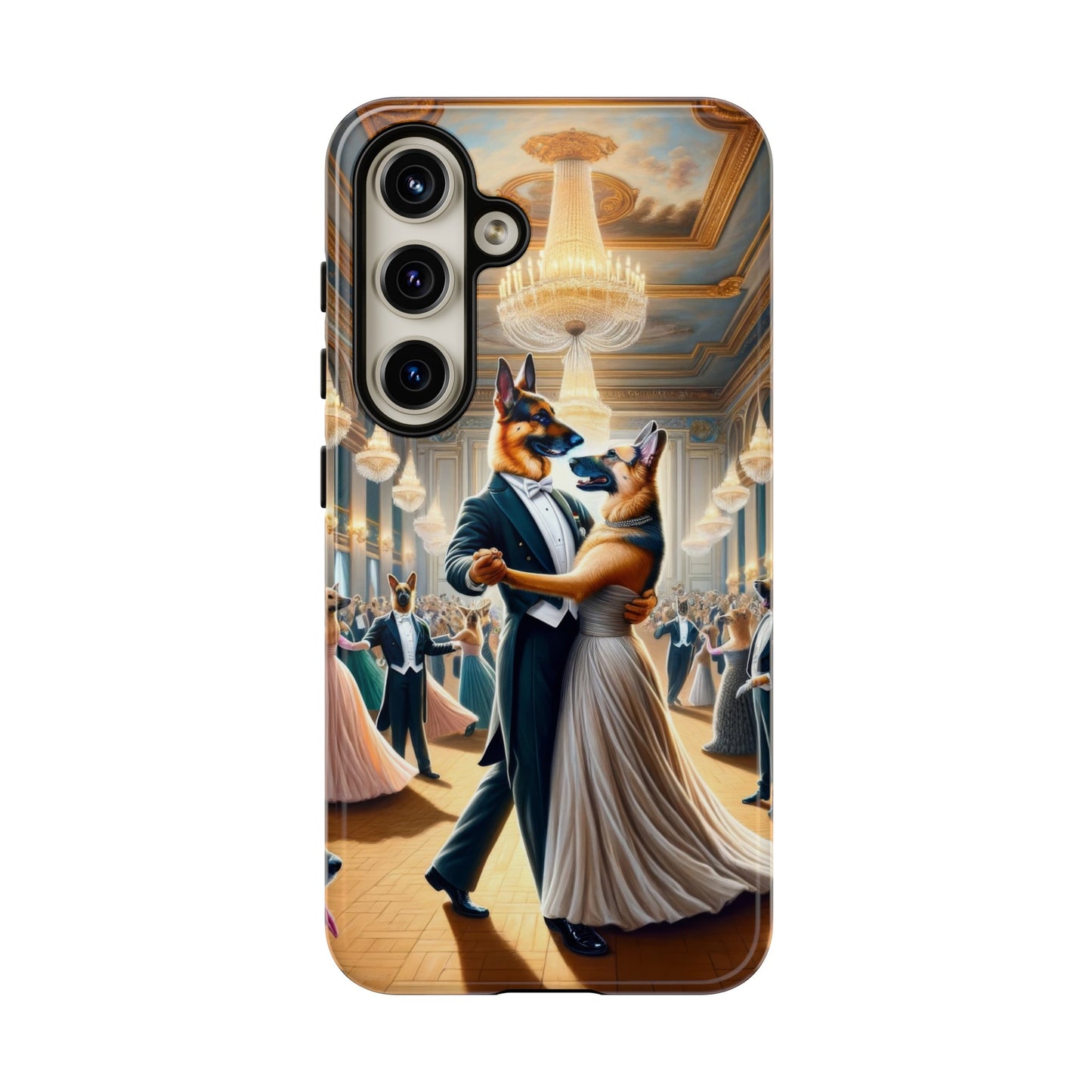 Dancing German Shepherds Tough Phone Case