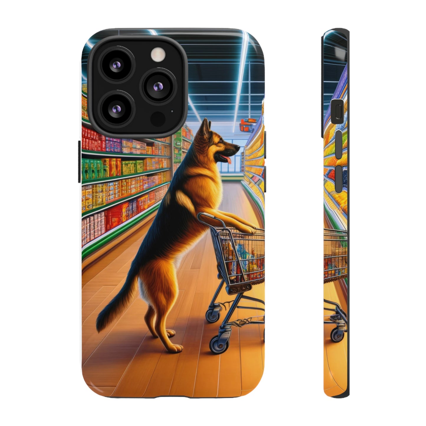 German Shepherd Shopping Phone Case