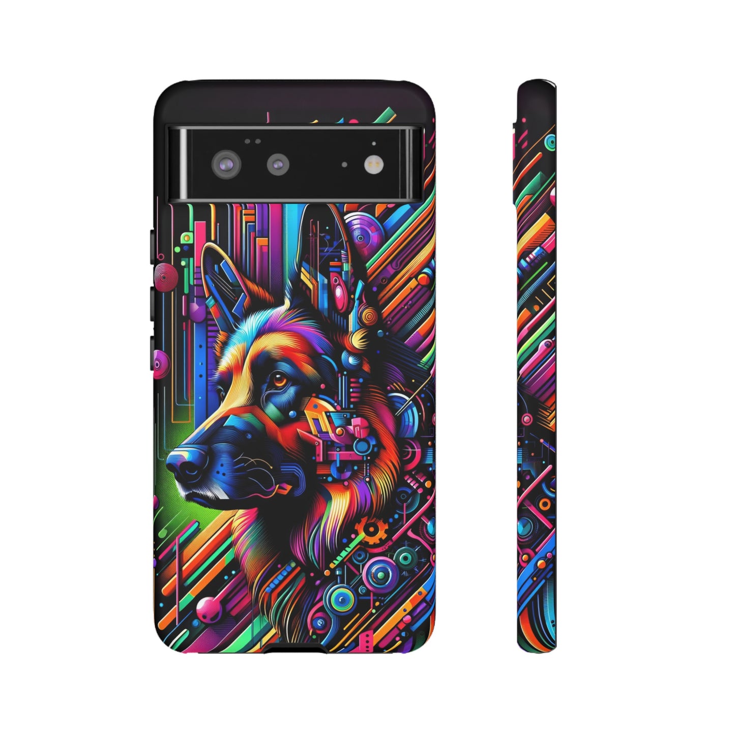 Constructivism and dadaism German Shepherd Phone Case