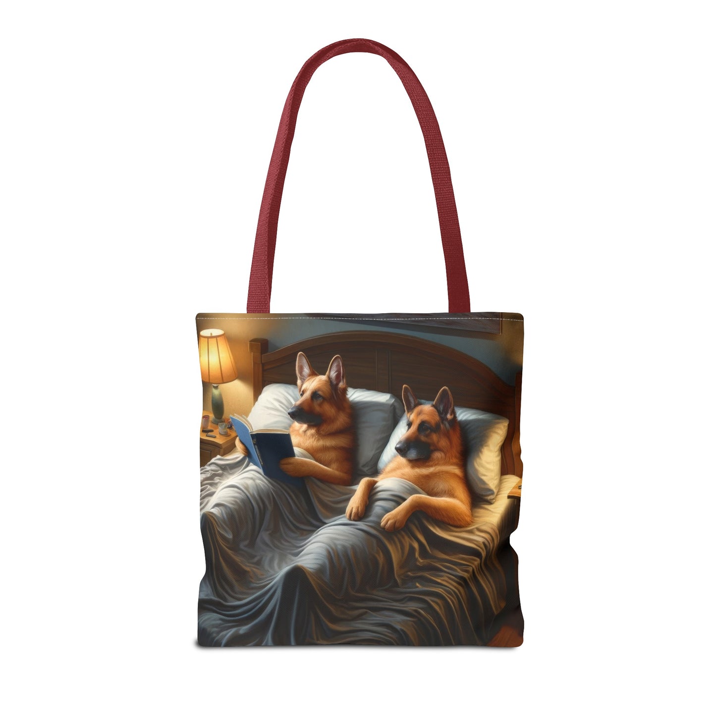 Sleeping German Shepherds Tote Bag