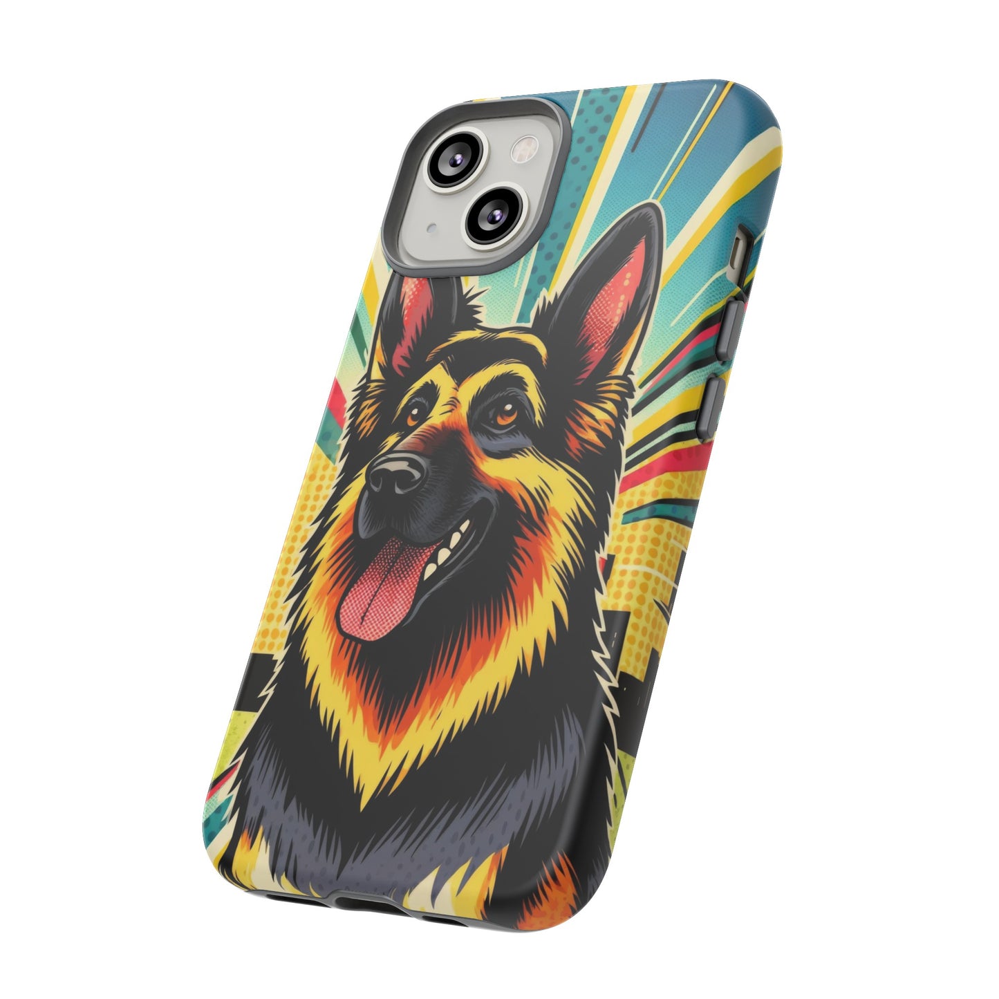 Comic style German Shepherd Phone Case