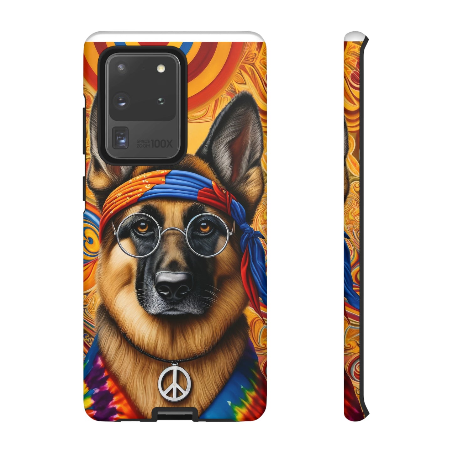 Hippie German Shepherd Tough Phone Case