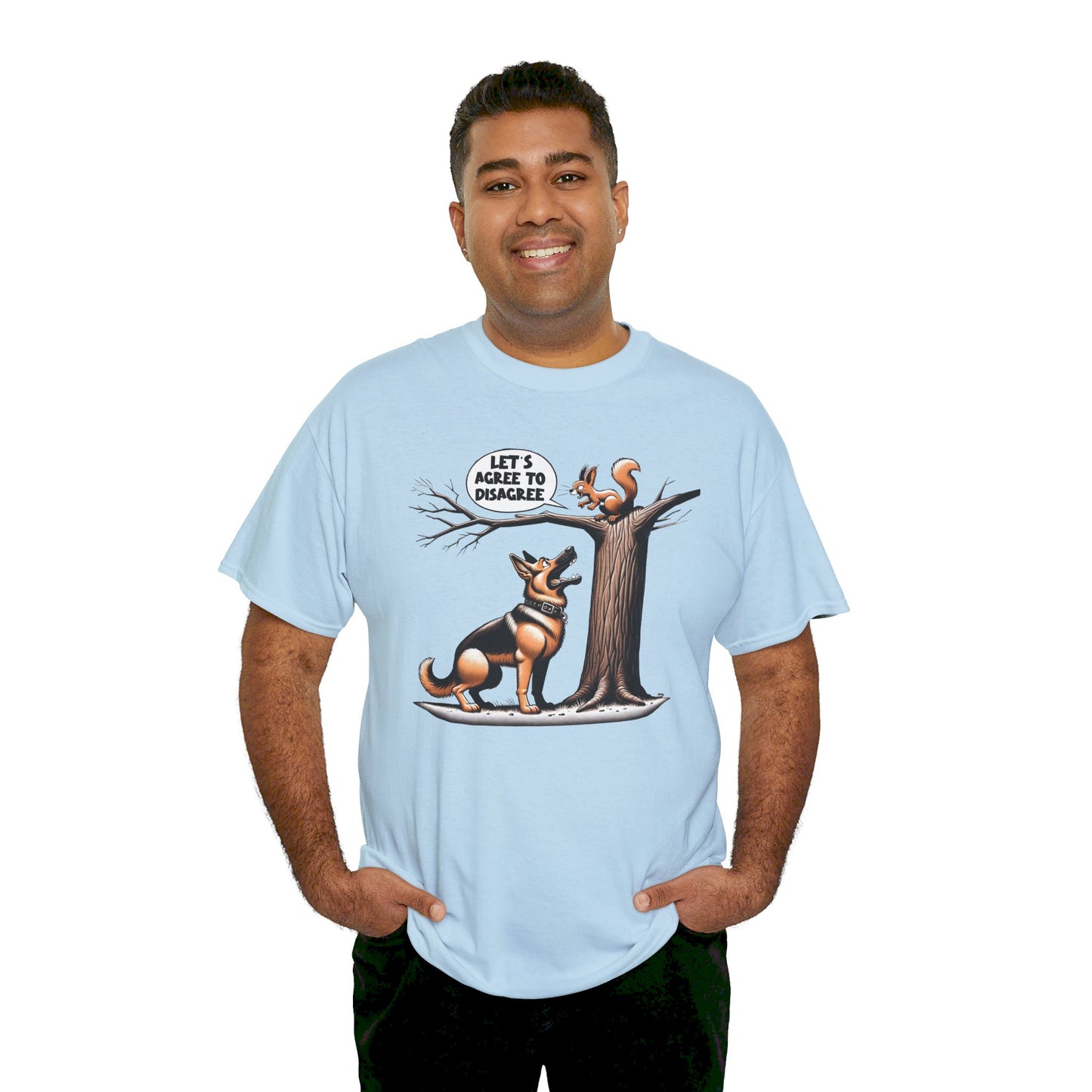 Lets Agree to Disagree T-Shirt (13 colors) (German Shepherd)