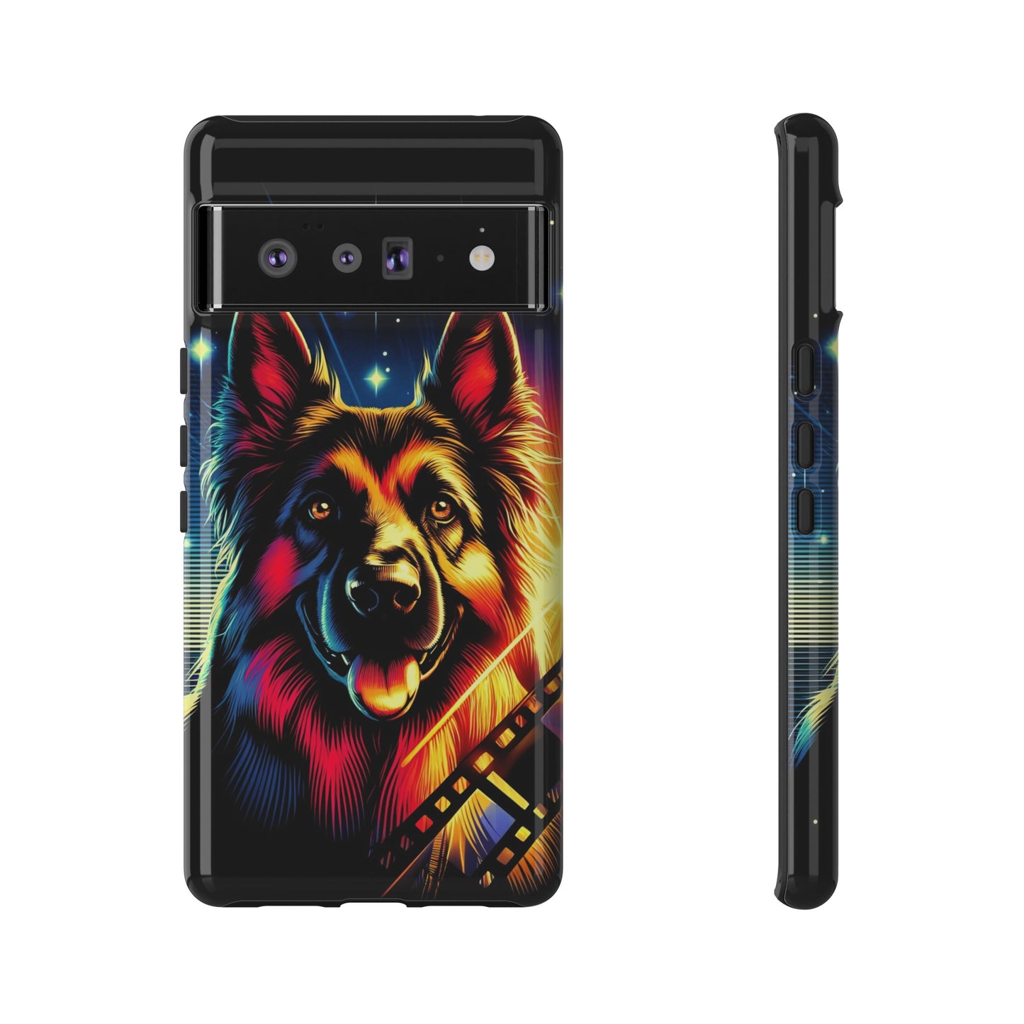 Comic book style German Shepherd Phone Case