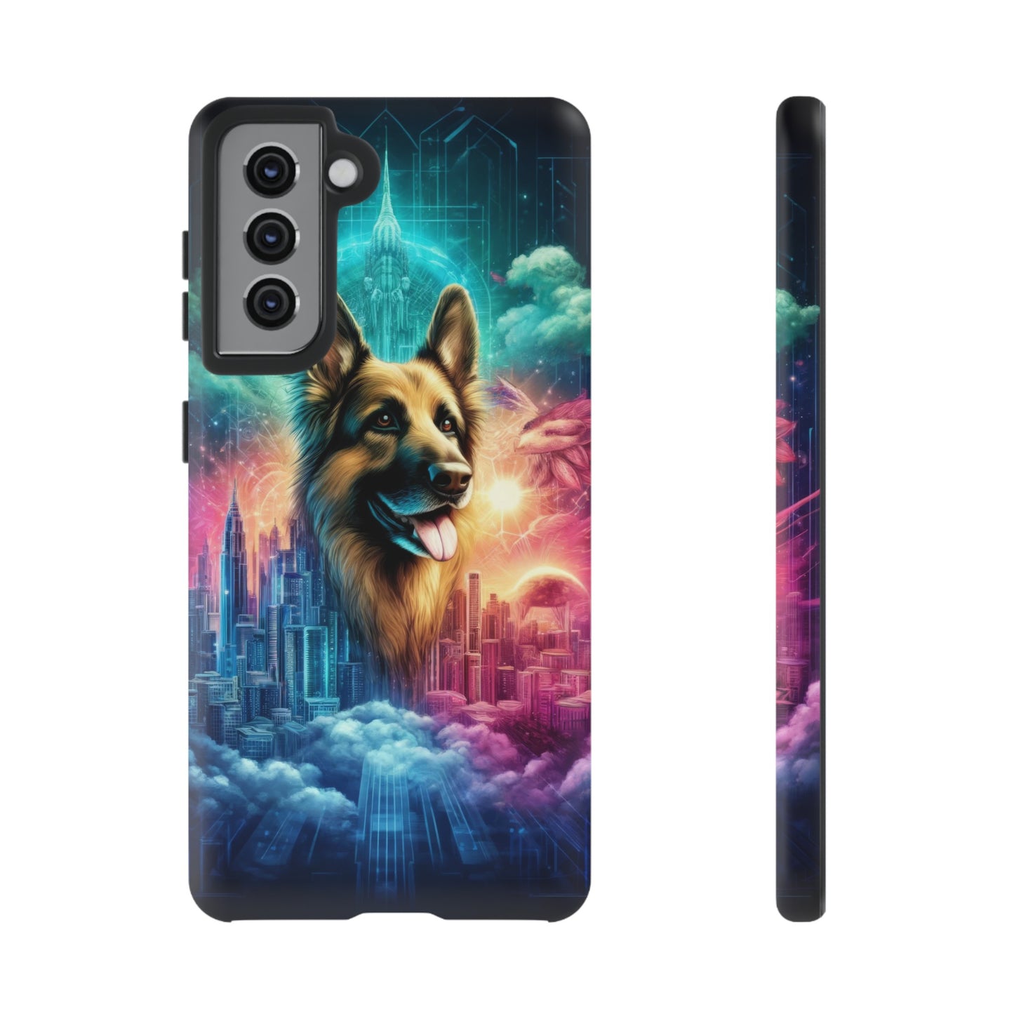 Dreamy fantasy German Shepherd Phone Case