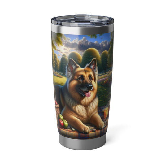 German Shepherd Having a Picnic 20oz Tumbler