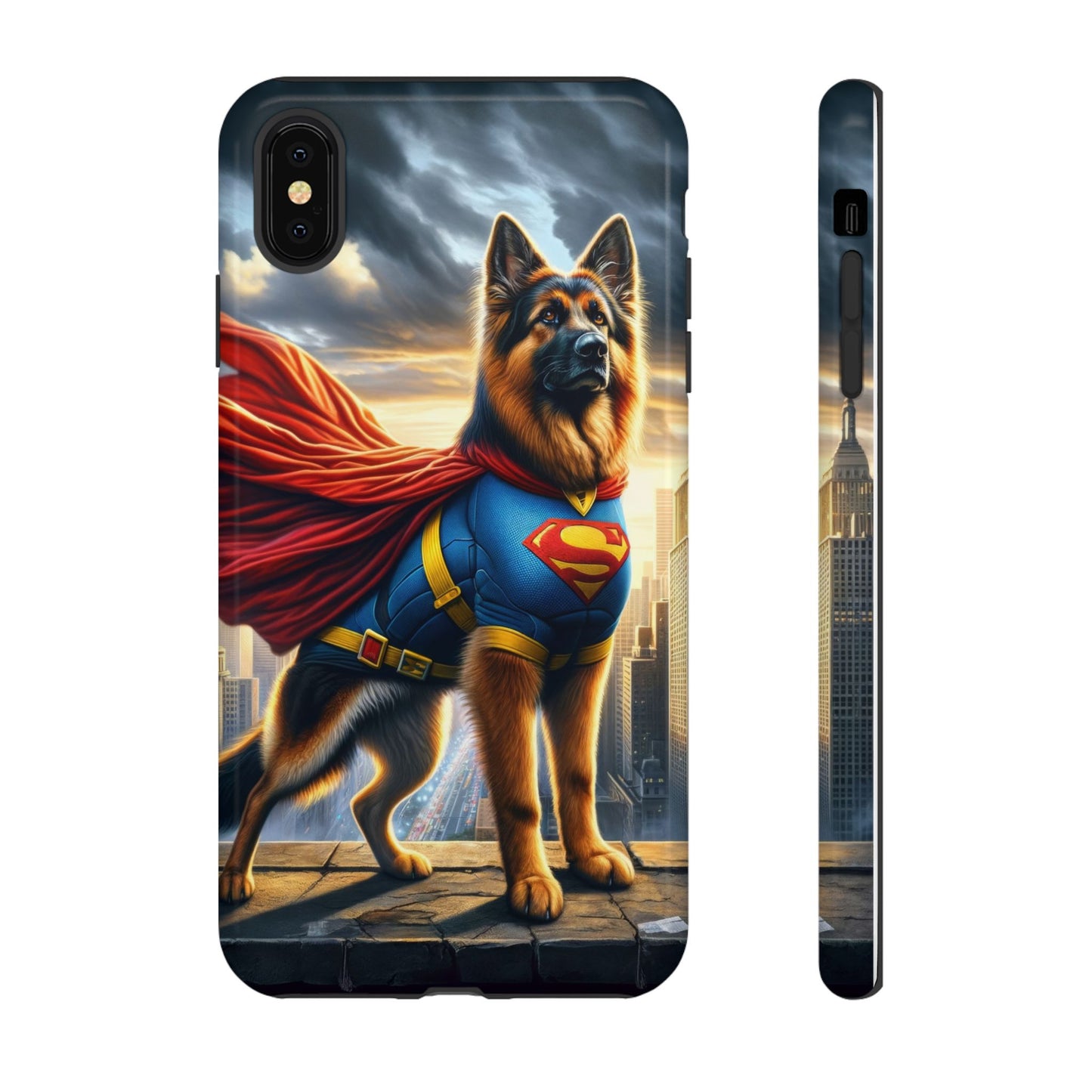 German Shepherd Superhero Phone Case